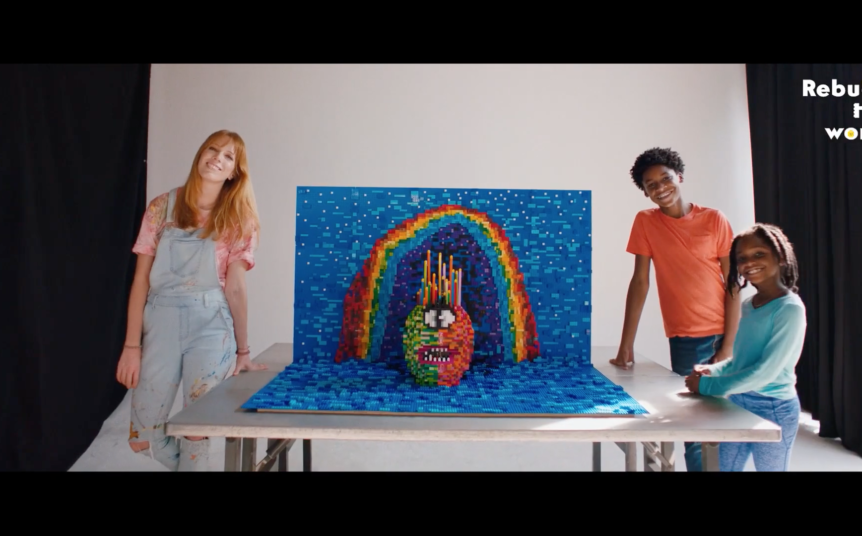 Alexa Meade teams up with LEGO