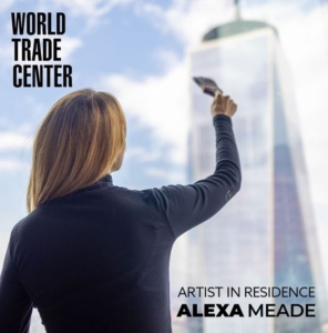 Alexa Meade Artist in residency WTC